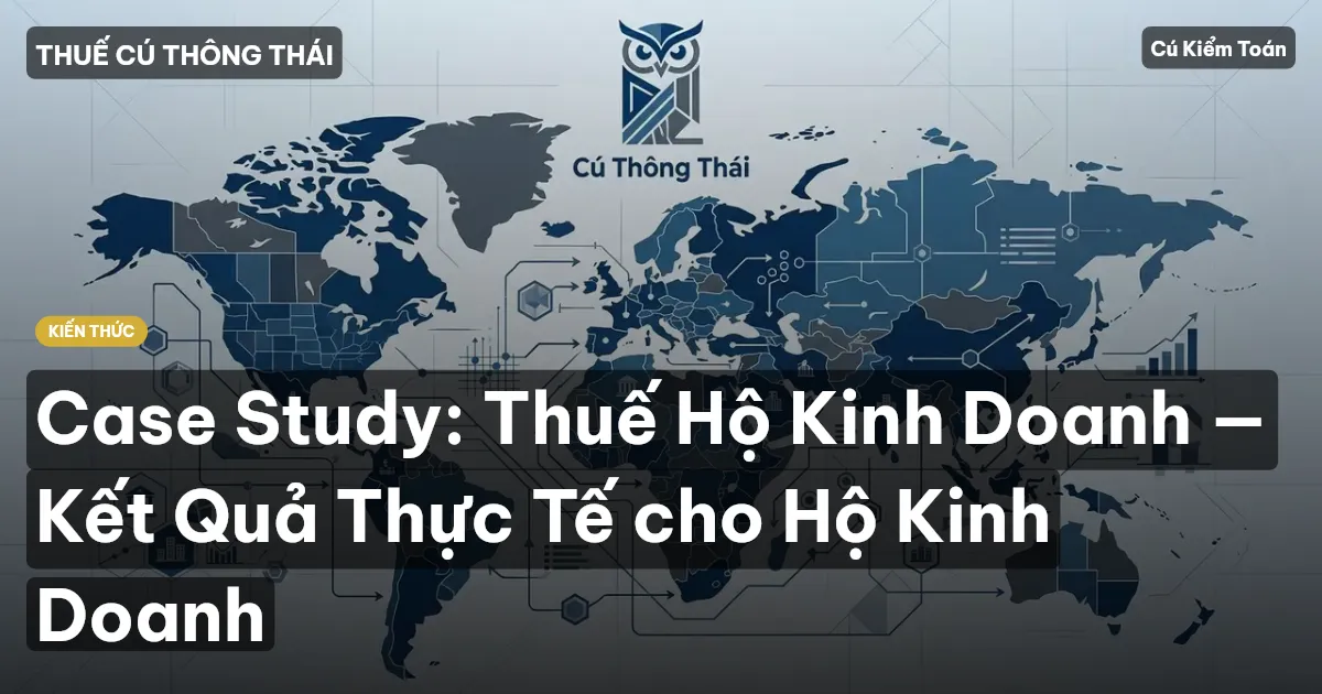 Case Study: Thuế Hộ Kinh Doanh — Kết Quả Thực Tế cho Hộ Kinh Doanh