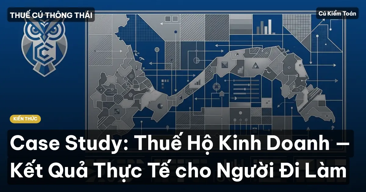 Case Study: Thuế Hộ Kinh Doanh — Kết Quả Thực Tế cho Người Đi Làm