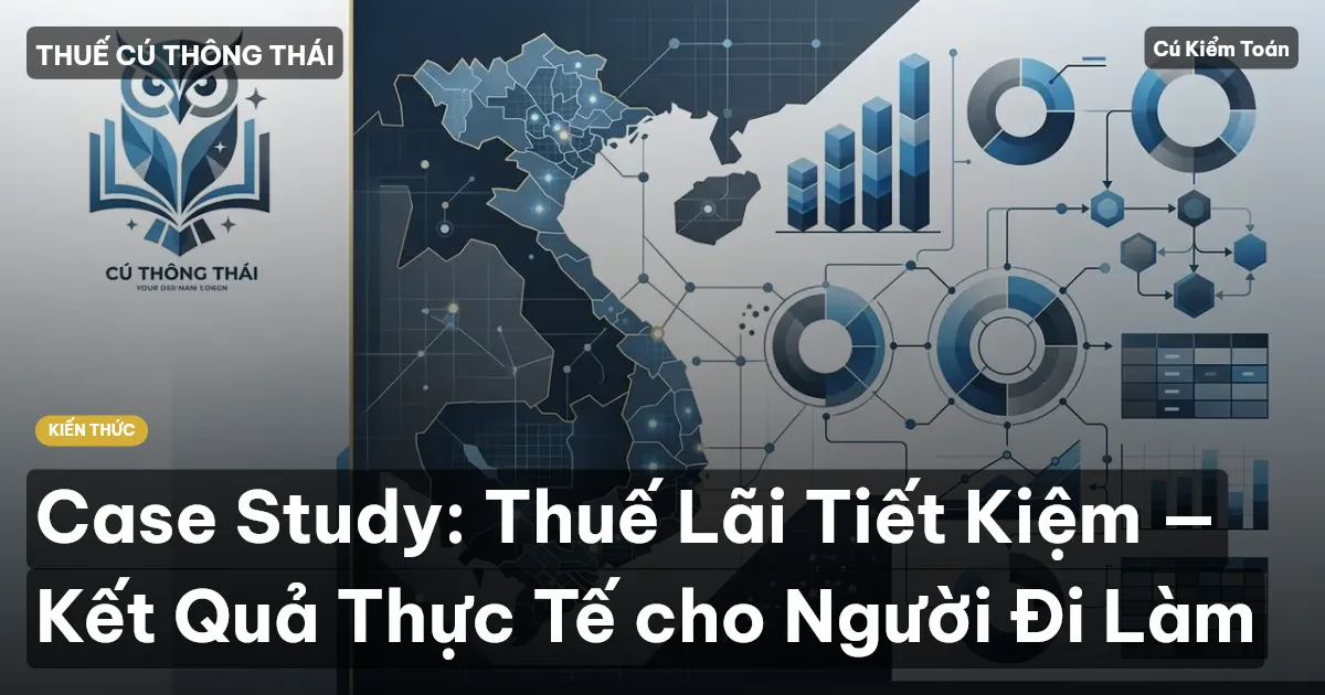Case Study: Thuế Lãi Tiết Kiệm — Kết Quả Thực Tế cho Người Đi Làm