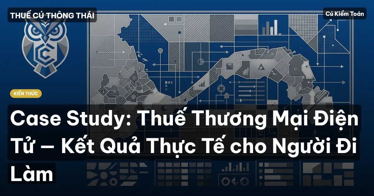 Case Study: Thuế Thương Mại Điện Tử — Kết Quả Thực Tế cho Người Đi Làm
