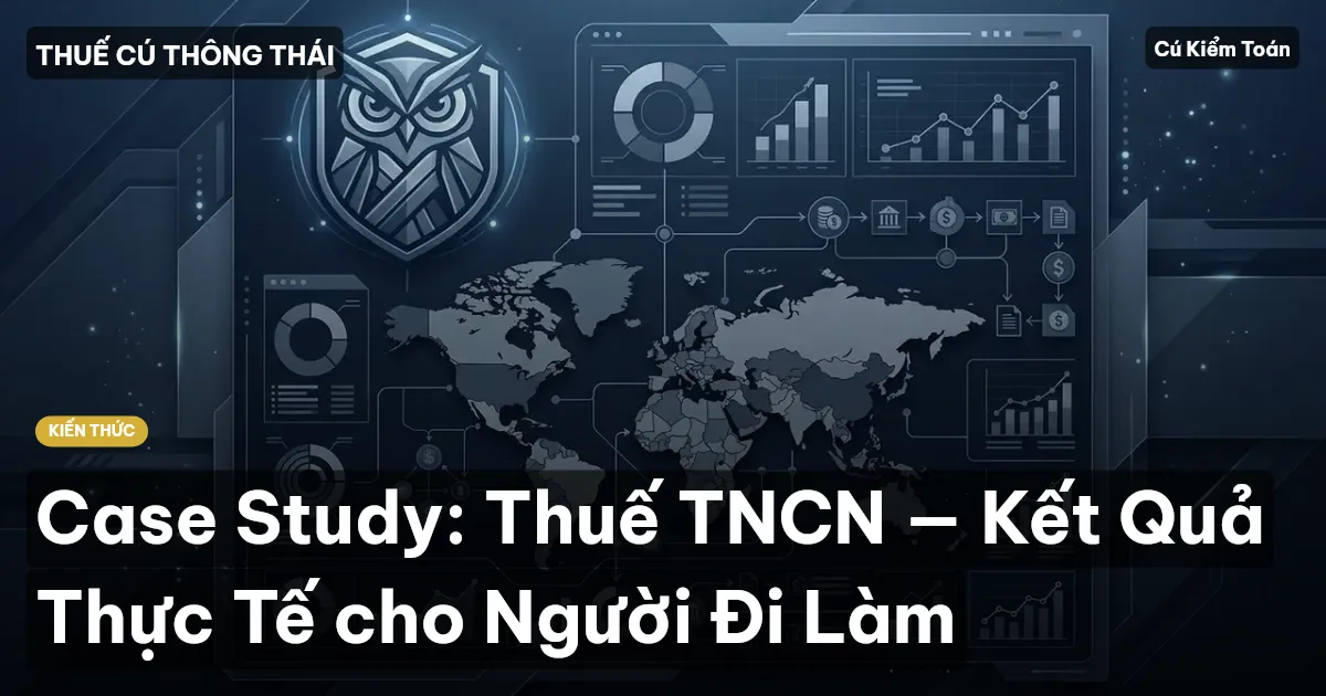 Case Study: Thuế TNCN — Kết Quả Thực Tế cho Người Đi Làm