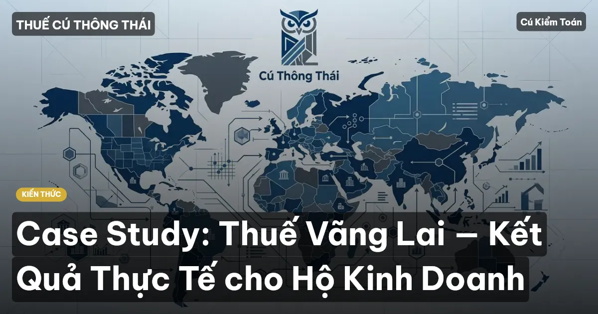 Case Study: Thuế Vãng Lai — Kết Quả Thực Tế cho Hộ Kinh Doanh