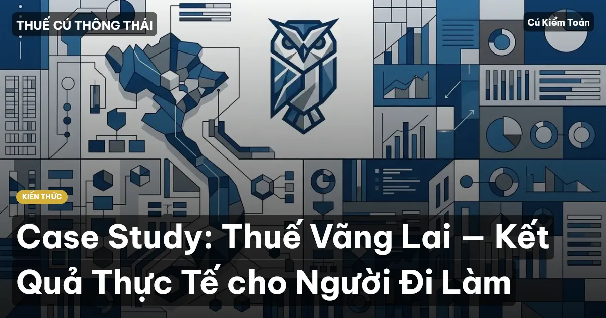 Case Study: Thuế Vãng Lai — Kết Quả Thực Tế cho Người Đi Làm