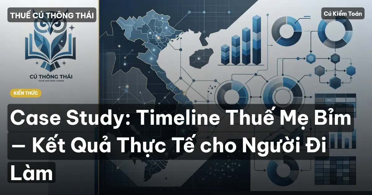 Case Study: Timeline Thuế Mẹ Bỉm — Kết Quả Thực Tế cho Người Đi Làm