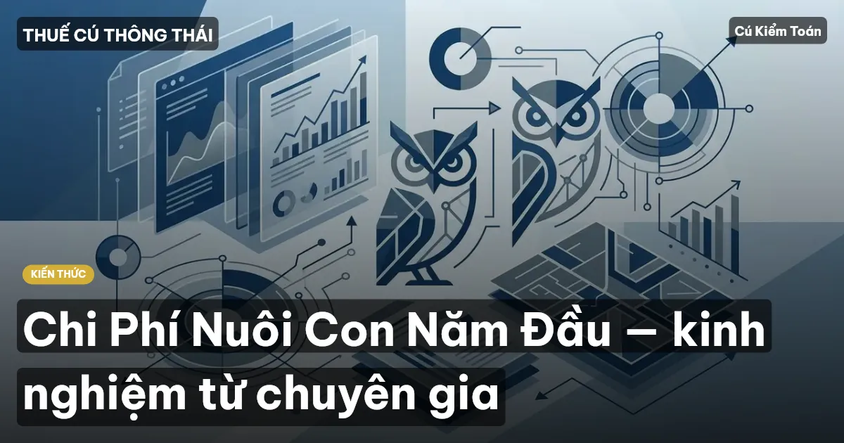 Chi Phí Nuôi Con Năm Đầu — kinh nghiệm từ chuyên gia