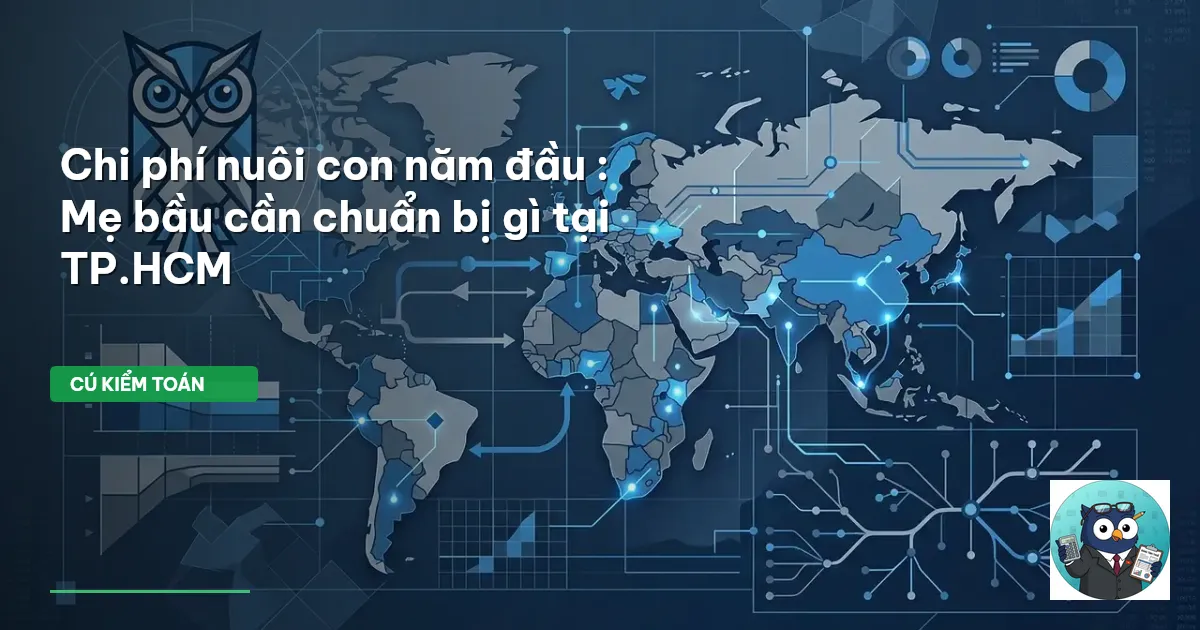 Chi phí nuôi con năm đầu : Mẹ bầu cần chuẩn bị gì tại TP.HCM