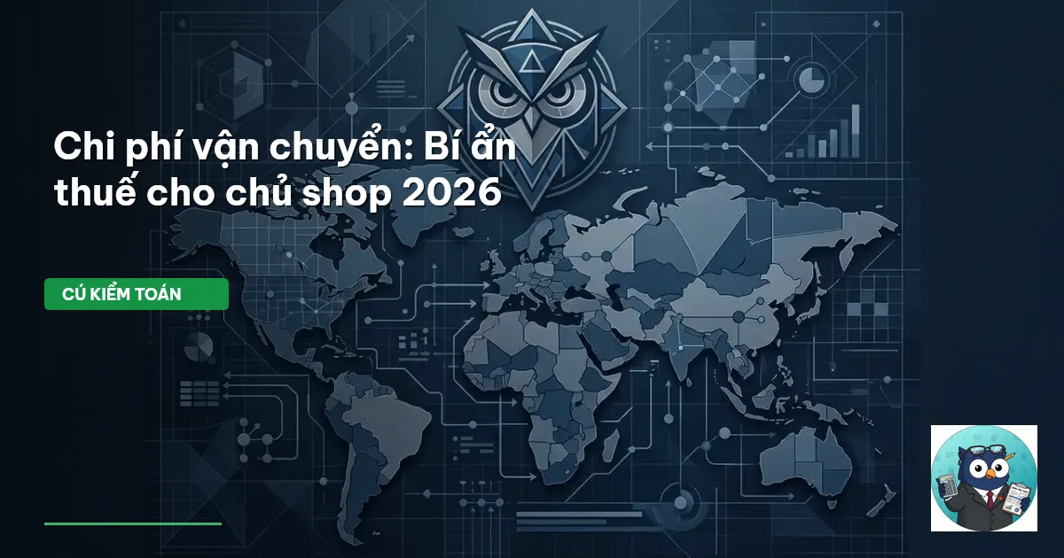 Chi phí vận chuyển: Bí ẩn thuế cho chủ shop 2026