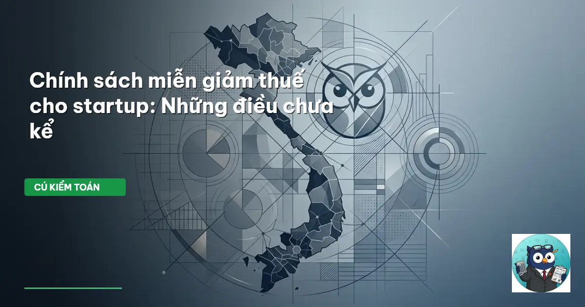 miễn giảm thuế startup