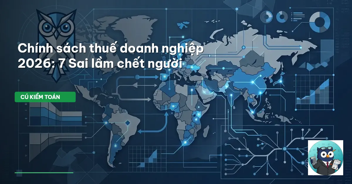 chính sách thuế doanh nghiệp 2026
