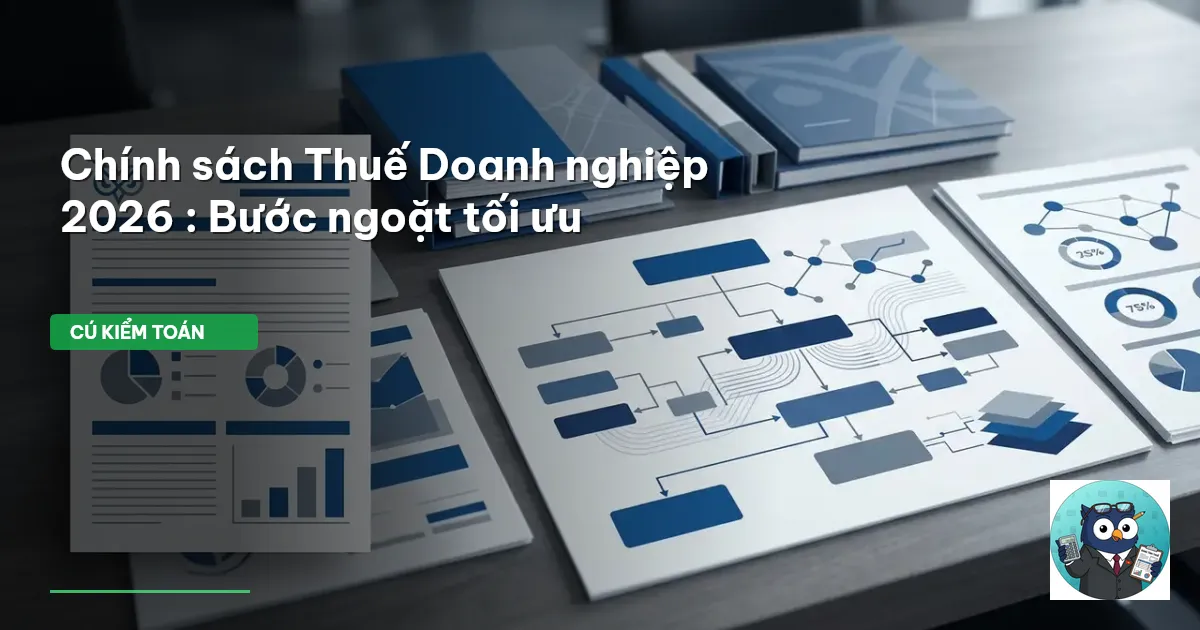 Chính sách Thuế Doanh nghiệp 2026 : Bước ngoặt tối ưu