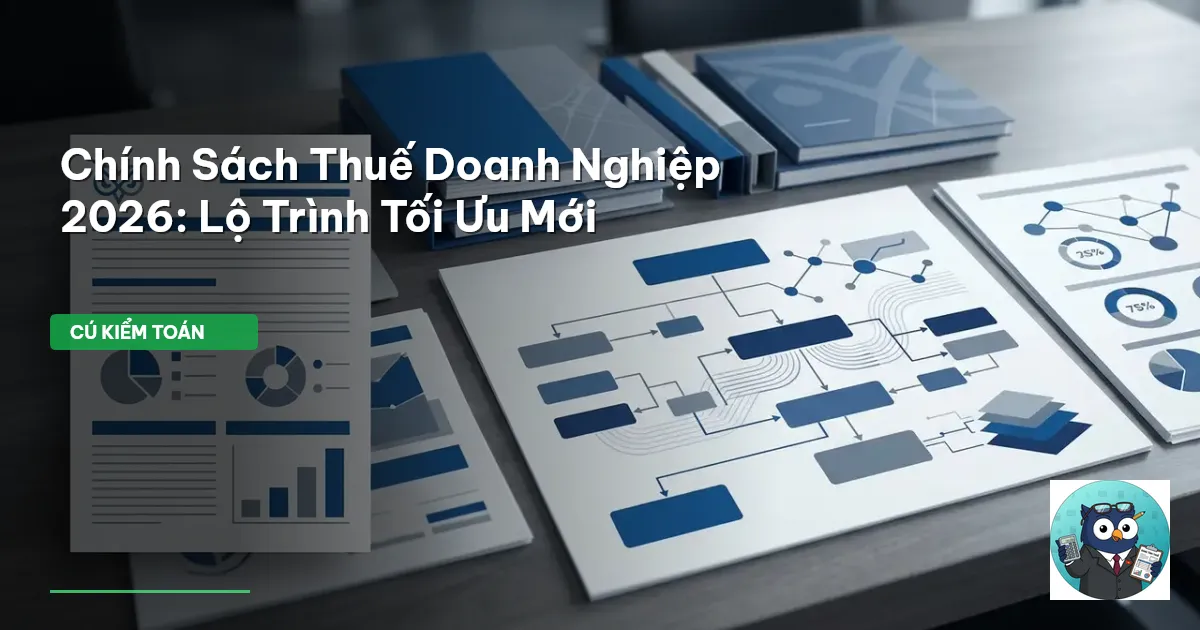 Chính Sách Thuế Doanh Nghiệp 2026: Lộ Trình Tối Ưu Mới