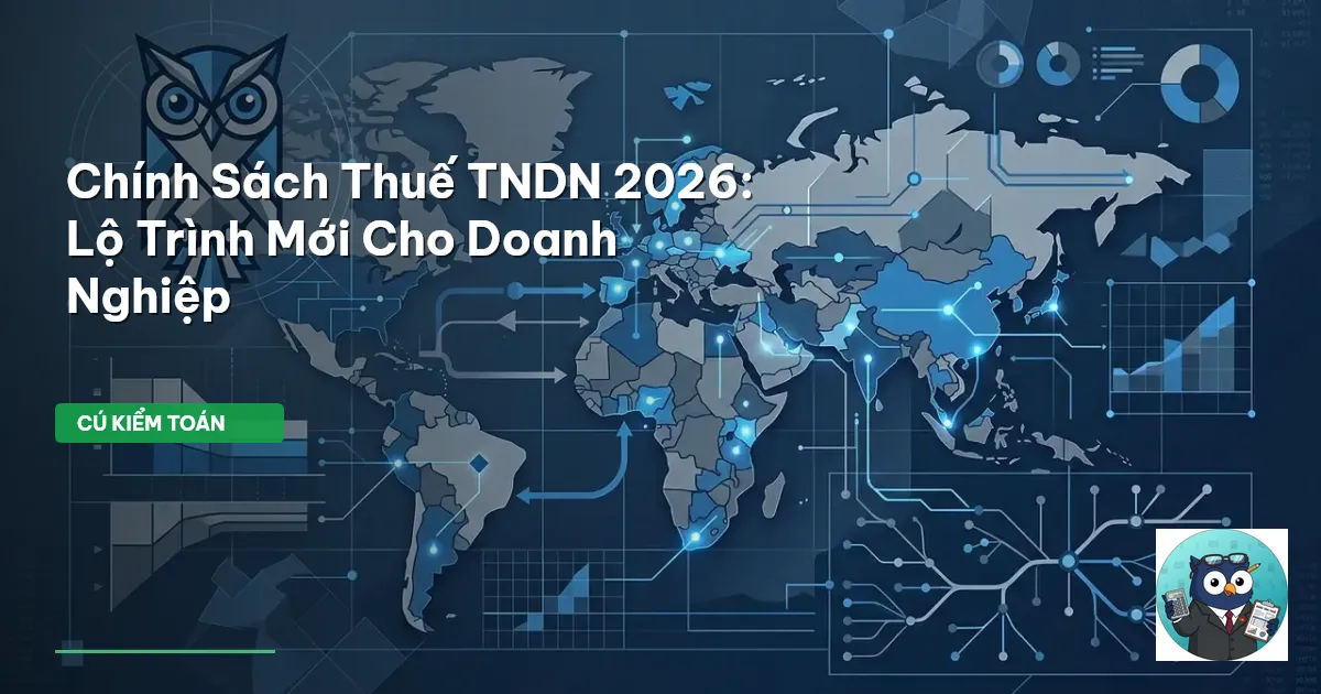 Chính Sách Thuế TNDN 2026: Lộ Trình Mới Cho Doanh Nghiệp