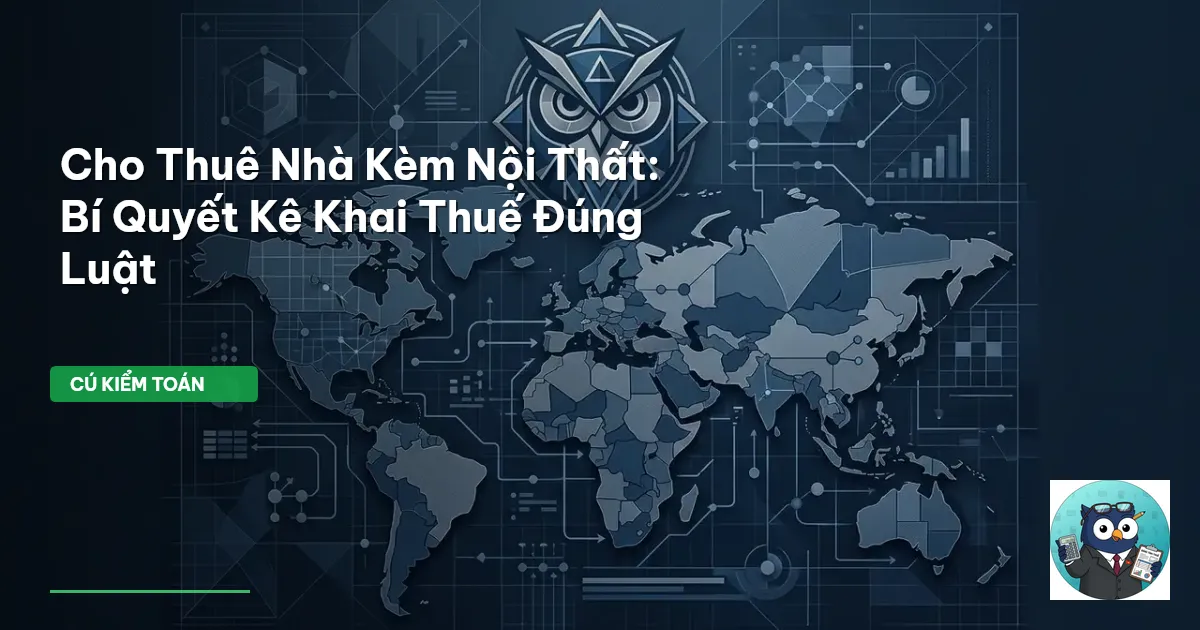 Cho Thuê Nhà Kèm Nội Thất: Bí Quyết Kê Khai Thuế Đúng Luật