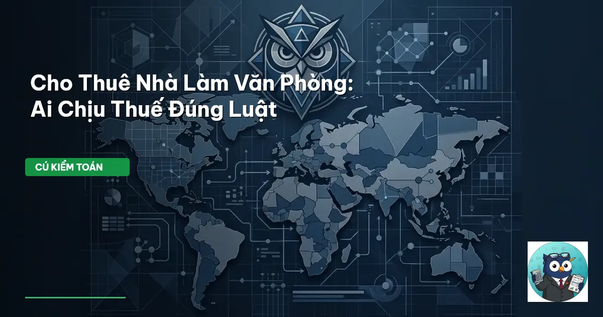 Cho Thuê Nhà Làm Văn Phòng: Ai Chịu Thuế Đúng Luật