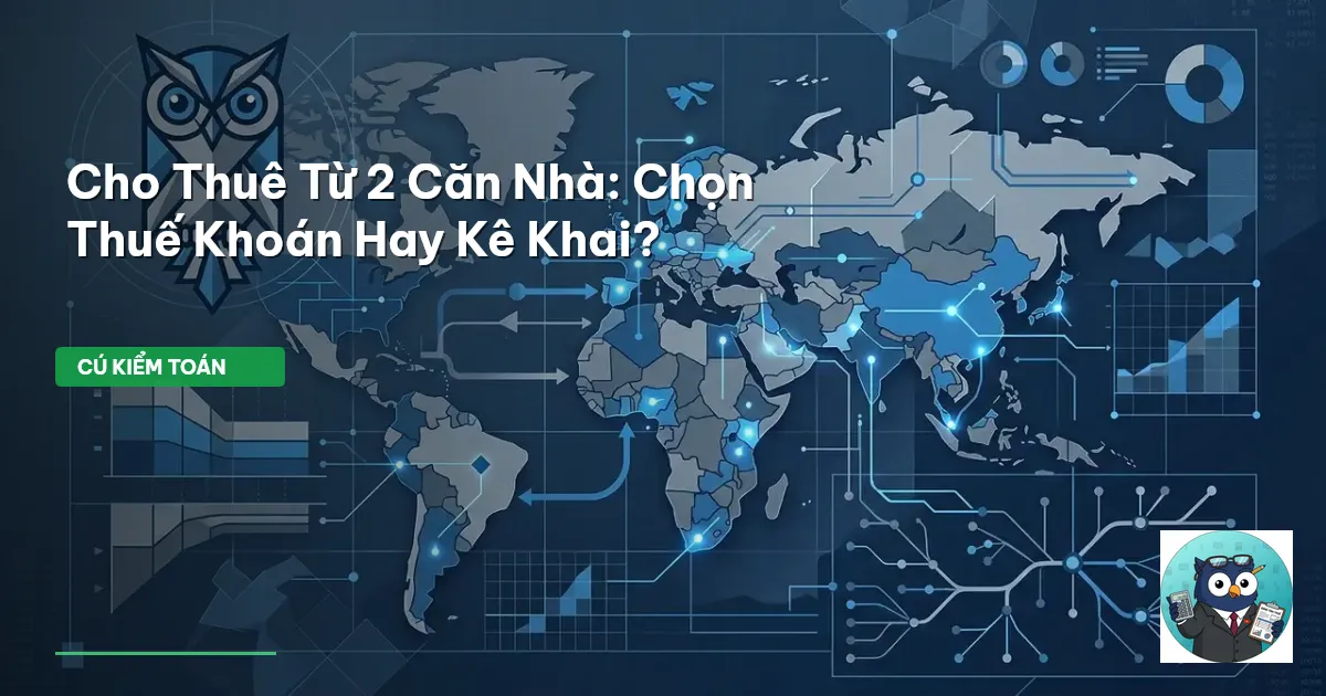 Cho Thuê Từ 2 Căn Nhà: Chọn Thuế Khoán Hay Kê Khai?