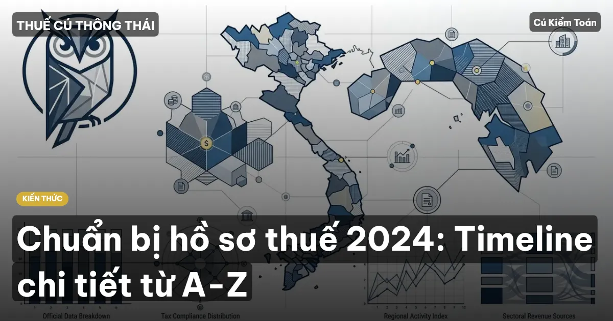 Chuẩn bị hồ sơ thuế 2024: Timeline chi tiết từ A-Z
