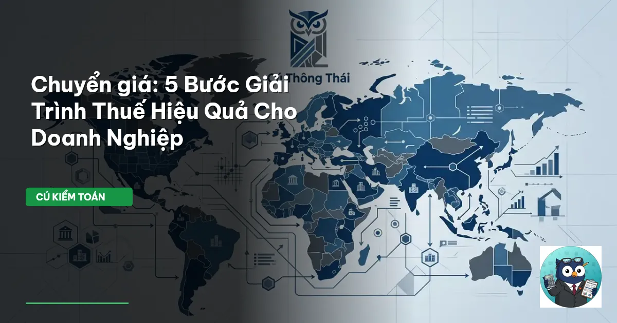 Chuyển giá: 5 Bước Giải Trình Thuế Hiệu Quả Cho Doanh Nghiệp
