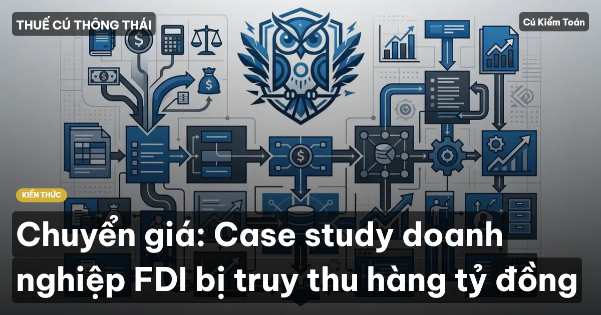Chuyển giá: Case study doanh nghiệp FDI bị truy thu hàng tỷ đồng
