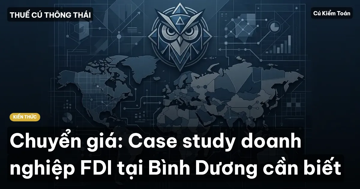 Chuyển giá: Case study doanh nghiệp FDI tại Bình Dương cần biết