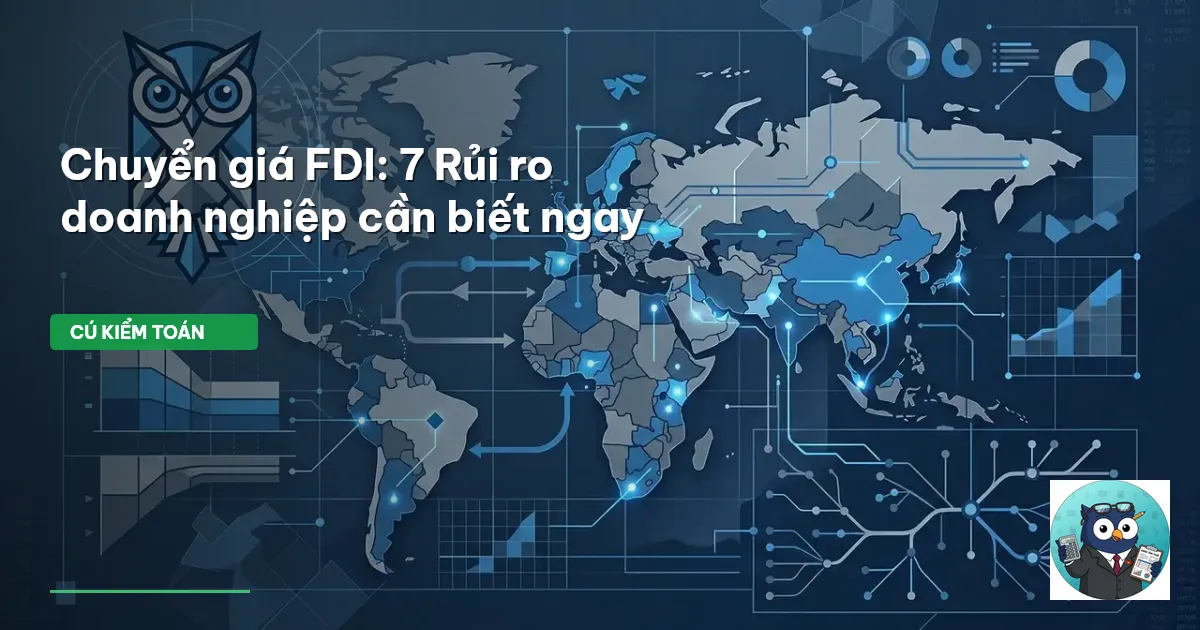 Chuyển giá FDI: 7 Rủi ro doanh nghiệp cần biết ngay