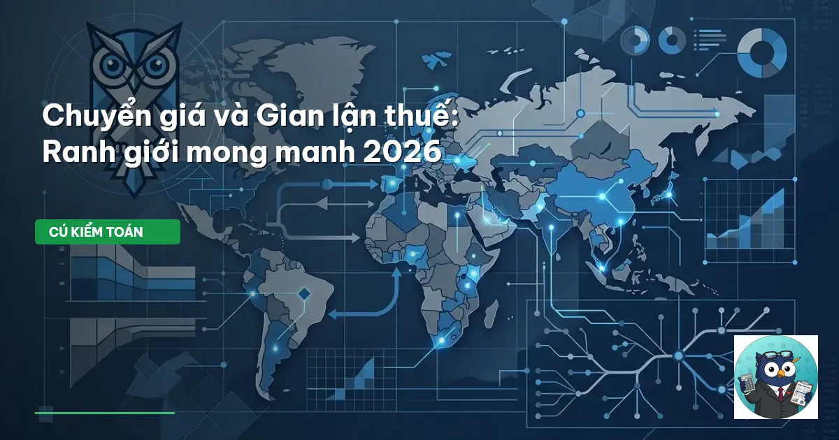 Chuyển giá và Gian lận thuế: Ranh giới mong manh 2026