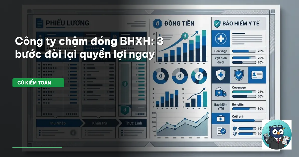 chậm đóng bảo hiểm xã hội