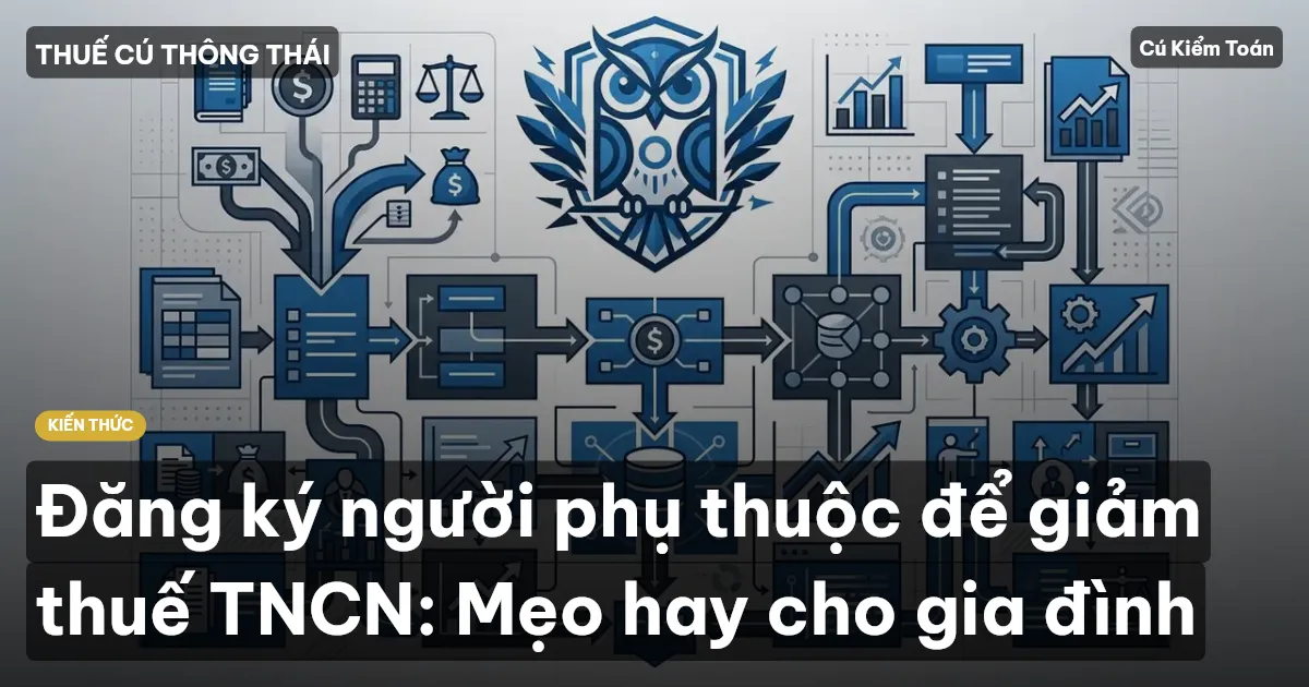 Đăng ký người phụ thuộc để giảm thuế TNCN: Mẹo hay cho gia đình