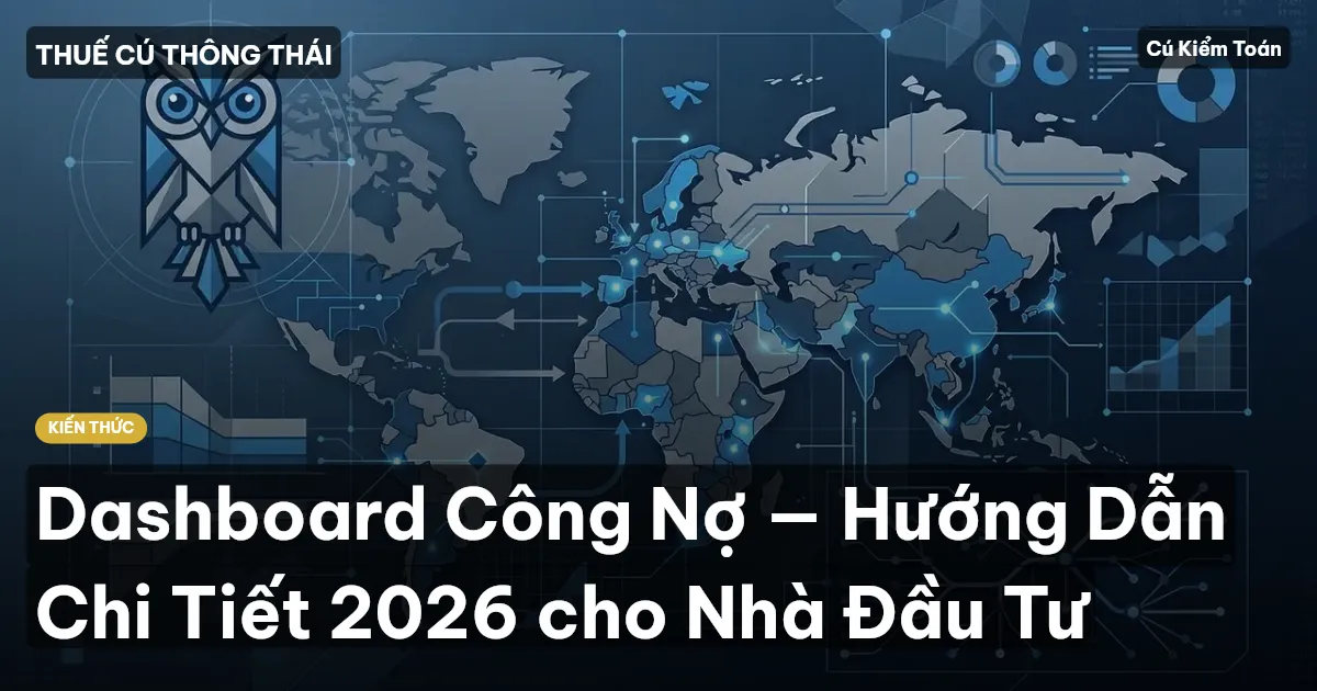 Dashboard Công Nợ — Hướng Dẫn Chi Tiết 2026 cho Nhà Đầu Tư
