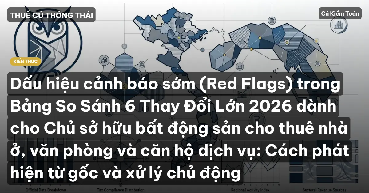Dấu hiệu cảnh báo sớm (Red Flags) trong Bảng So Sánh 6 Thay Đổi Lớn 2026 dành cho Chủ sở hữu bất động sản cho thuê nhà ở, văn phòng và căn hộ dịch vụ: Cách phát hiện từ gốc và xử lý chủ động