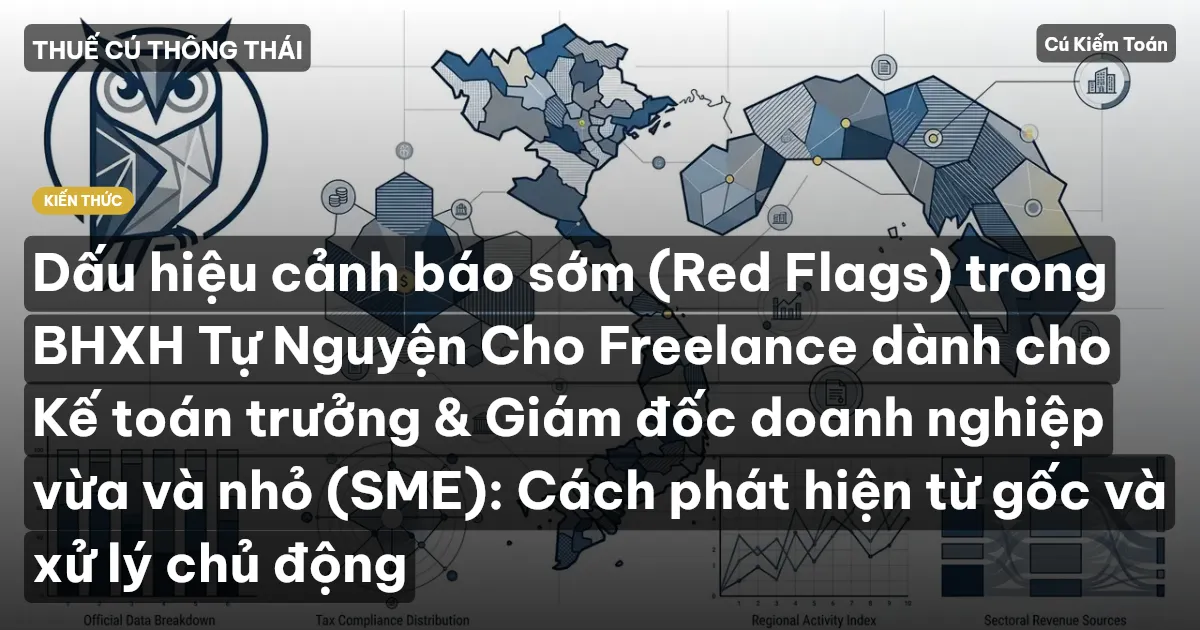 Dấu hiệu cảnh báo sớm (Red Flags) trong BHXH Tự Nguyện Cho Freelance dành cho Kế toán trưởng & Giám đốc doanh nghiệp vừa và nhỏ (SME): Cách phát hiện từ gốc và xử lý chủ động