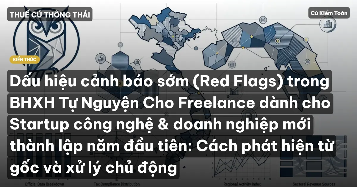 Dấu hiệu cảnh báo sớm (Red Flags) trong BHXH Tự Nguyện Cho Freelance dành cho Startup công nghệ & doanh nghiệp mới thành lập năm đầu tiên: Cách phát hiện từ gốc và xử lý chủ động
