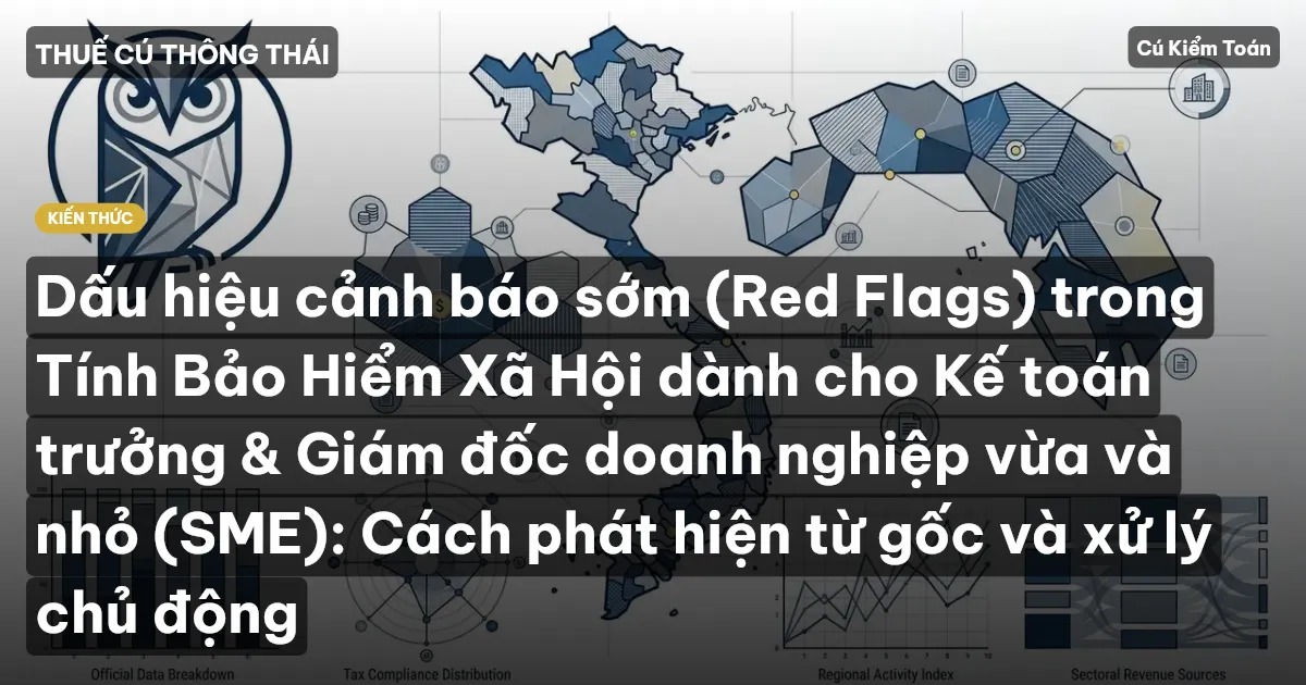 Dấu hiệu cảnh báo sớm (Red Flags) trong Tính Bảo Hiểm Xã Hội dành cho Kế toán trưởng & Giám đốc doanh nghiệp vừa và nhỏ (SME): Cách phát hiện từ gốc và xử lý chủ động