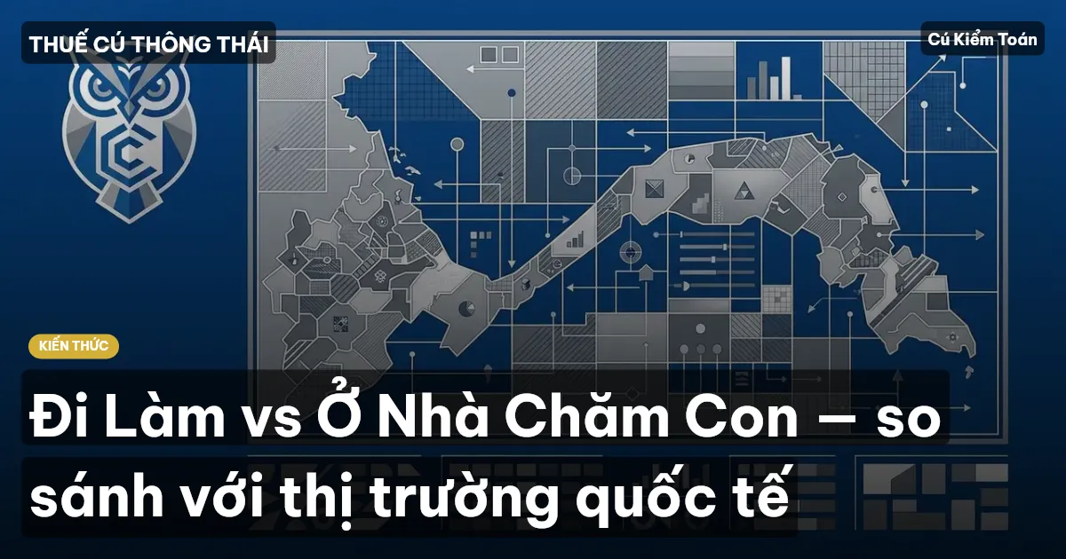 Đi Làm vs Ở Nhà Chăm Con — so sánh với thị trường quốc tế