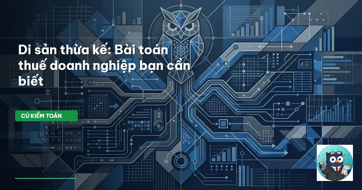 Di sản thừa kế: Bài toán thuế doanh nghiệp bạn cần biết