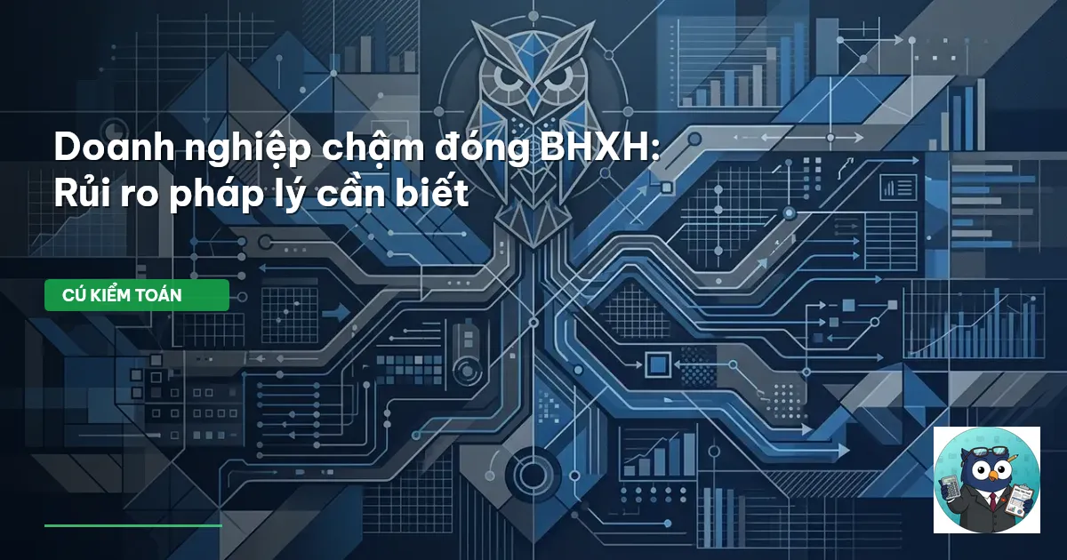 Doanh nghiệp chậm đóng BHXH: Rủi ro pháp lý cần biết