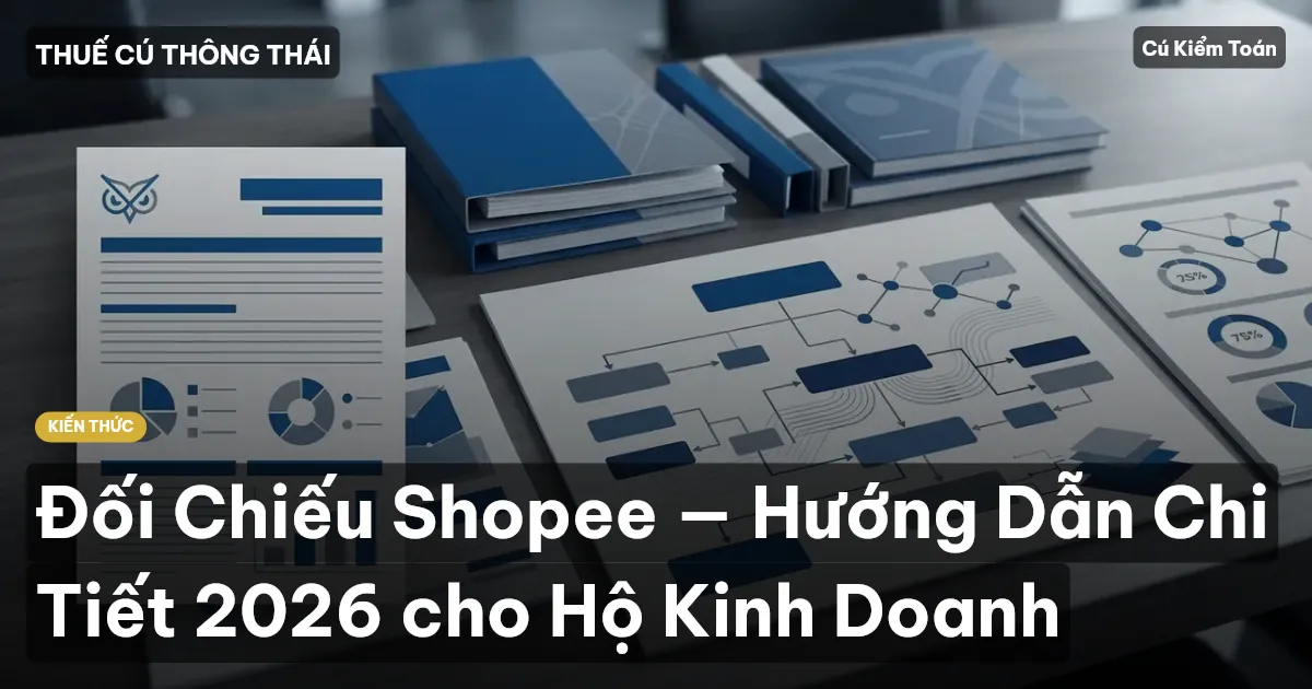 Đối Chiếu Shopee — Hướng Dẫn Chi Tiết 2026 cho Hộ Kinh Doanh
