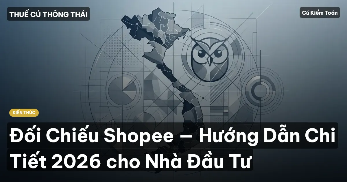 Đối Chiếu Shopee — Hướng Dẫn Chi Tiết 2026 cho Nhà Đầu Tư