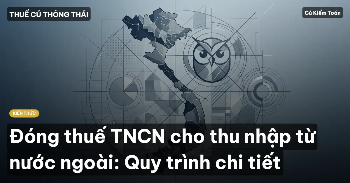Đóng thuế TNCN cho thu nhập từ nước ngoài: Quy trình chi tiết