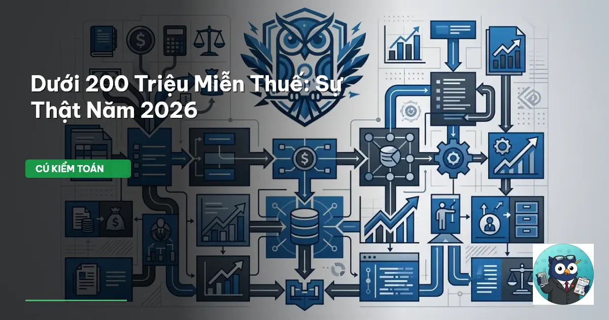 Dưới 200 Triệu Miễn Thuế: Sự Thật Năm 2026