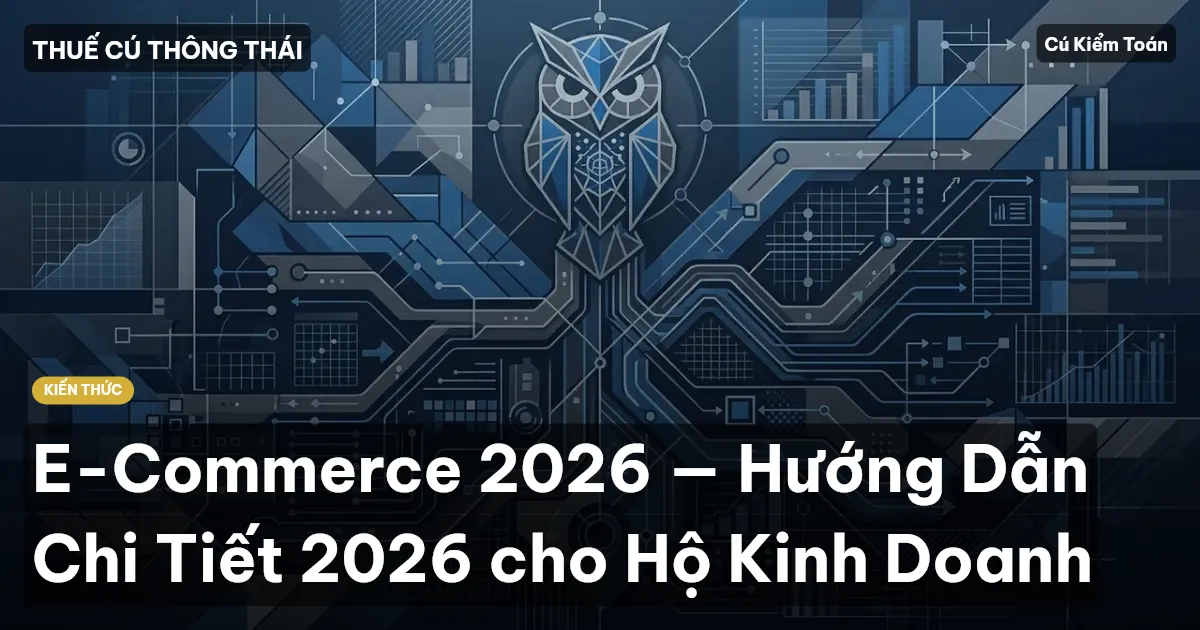 E-Commerce 2026 — Hướng Dẫn Chi Tiết 2026 cho Hộ Kinh Doanh