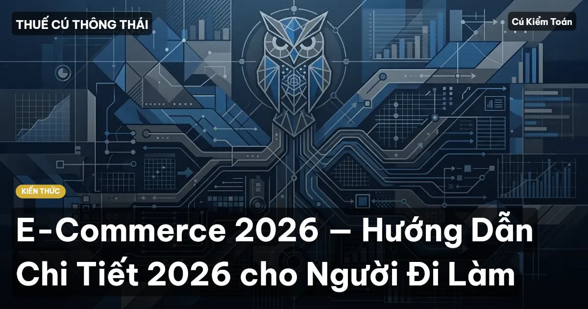 E-Commerce 2026 — Hướng Dẫn Chi Tiết 2026 cho Người Đi Làm
