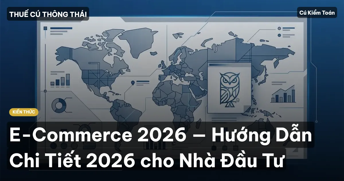 E-Commerce 2026 — Hướng Dẫn Chi Tiết 2026 cho Nhà Đầu Tư