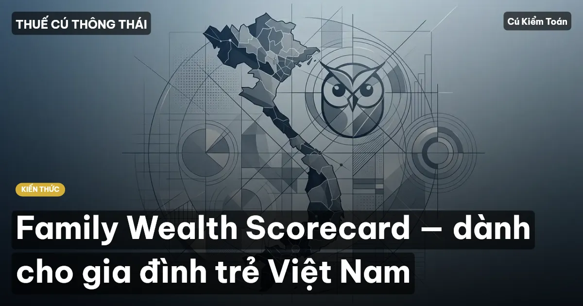 Family Wealth Scorecard — dành cho gia đình trẻ Việt Nam