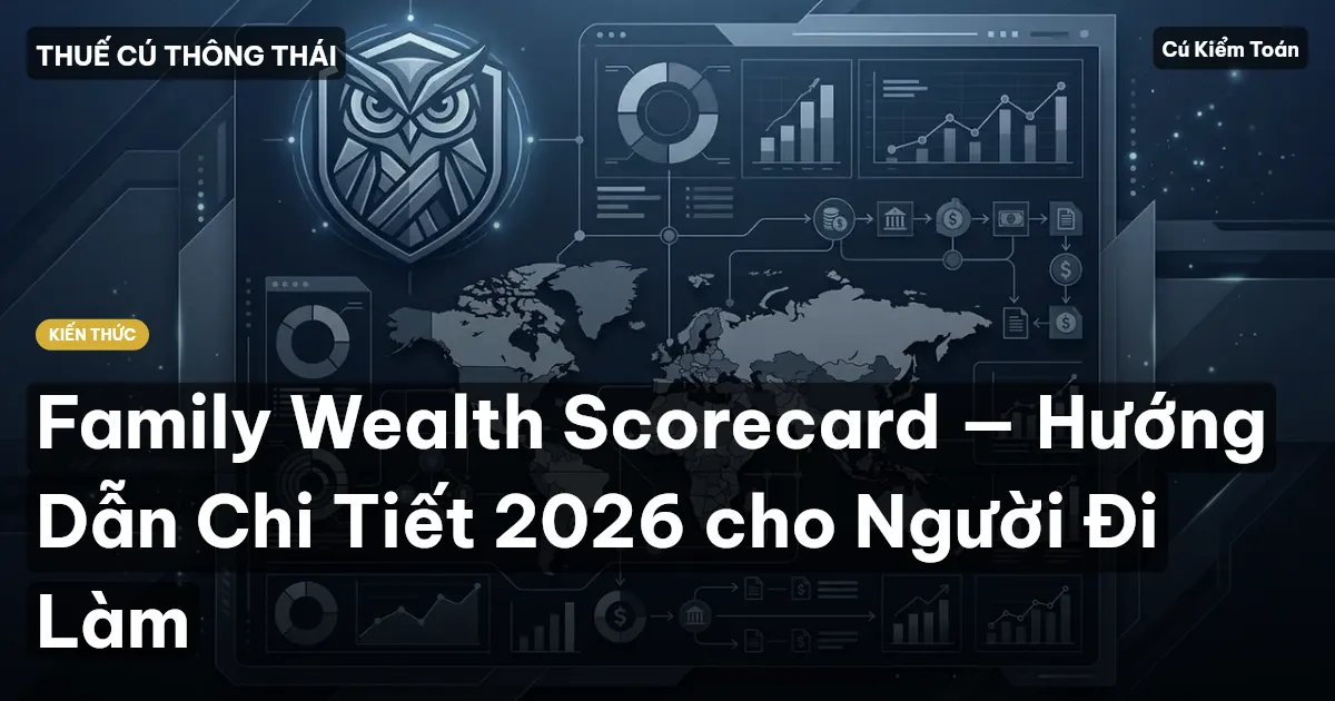 Family Wealth Scorecard — Hướng Dẫn Chi Tiết 2026 cho Người Đi Làm