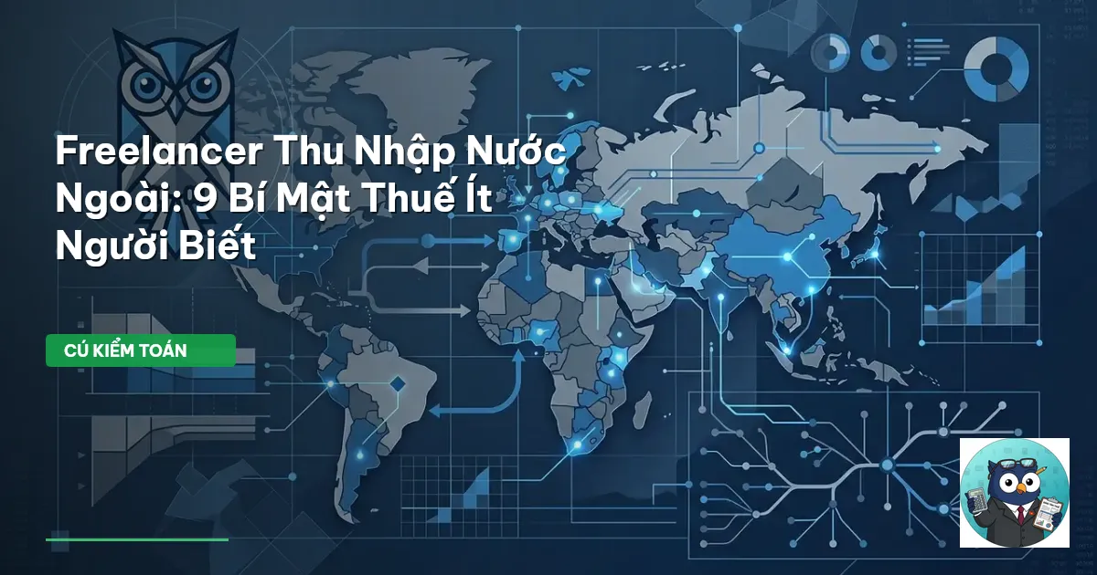 Freelancer Thu Nhập Nước Ngoài: 9 Bí Mật Thuế Ít Người Biết