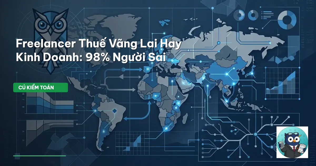 Freelancer Thuế Vãng Lai Hay Kinh Doanh: 98% Người Sai
