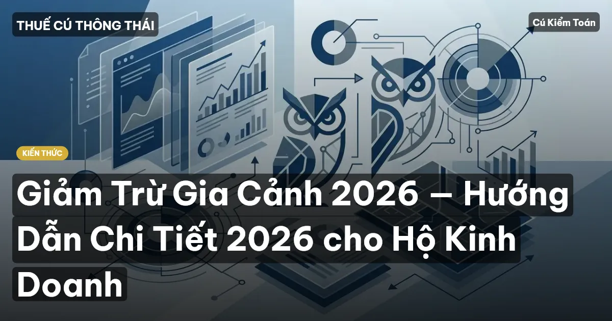 Giảm Trừ Gia Cảnh 2026 — Hướng Dẫn Chi Tiết 2026 cho Hộ Kinh Doanh