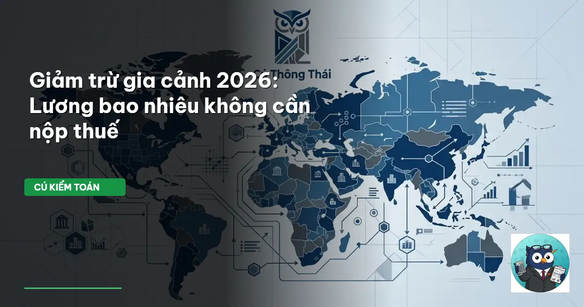 Giảm trừ gia cảnh 2026: Lương bao nhiêu không cần nộp thuế