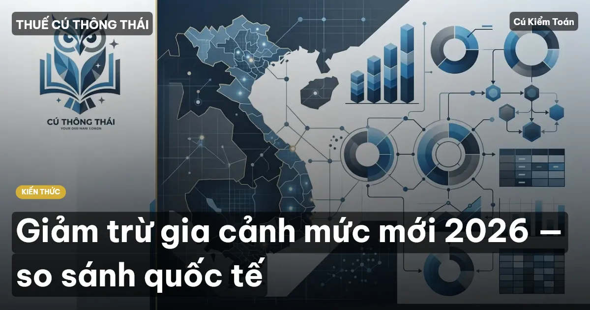 Giảm trừ gia cảnh mức mới 2026 — so sánh quốc tế