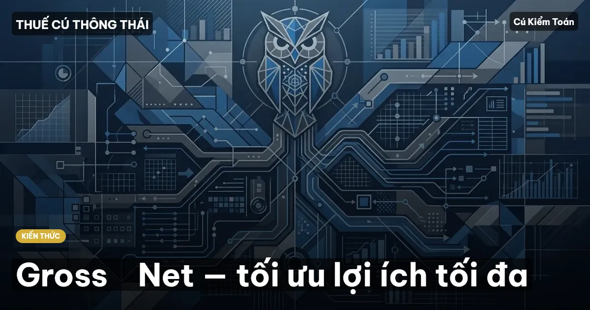 Gross → Net — tối ưu lợi ích tối đa